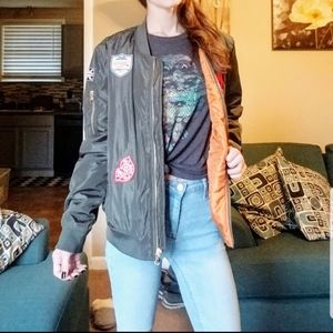 Bomber jacket. XL green